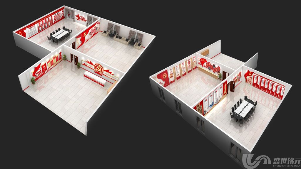 创意新中式党建展厅设计(图11)